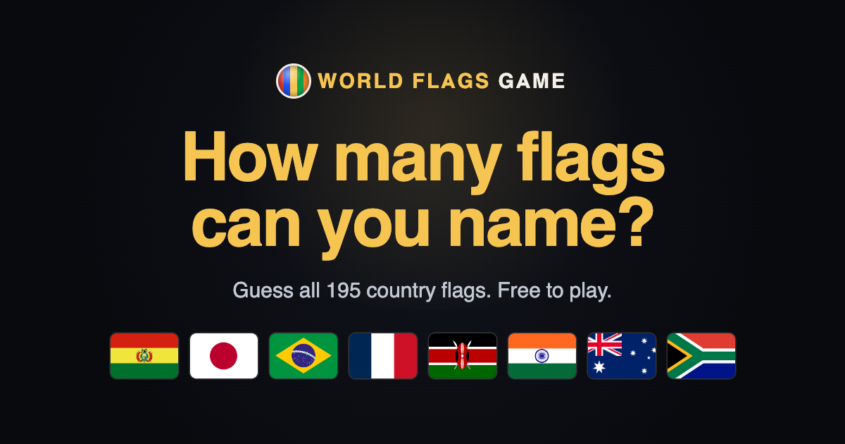 World Flags Game